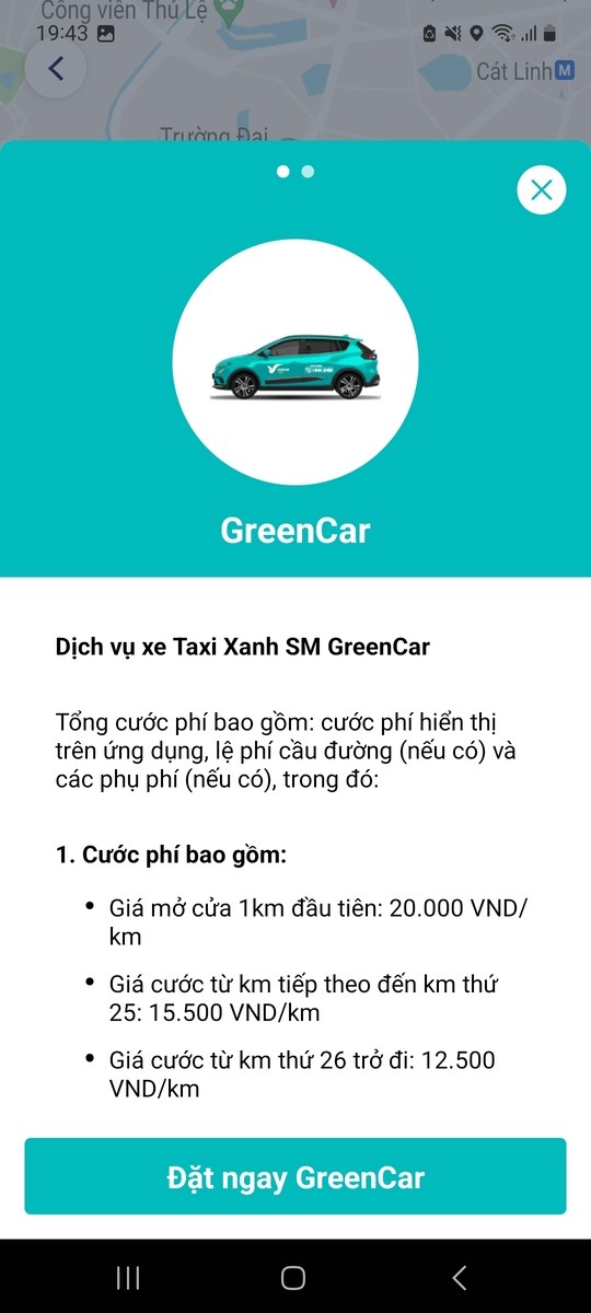 Taxi Xanh SM: App đặt Xe Taxi điện Trên điện Thoại Thông Minh