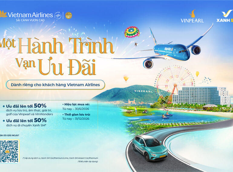 Xanh SM x Vietnam Airlines: Một Hành Trình - Vạn Ưu Đãi