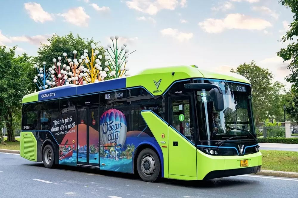  Tuyến VinBus di chuyển từ nội thành Hà Nội đến Ocean Park. (Ảnh: Sưu tầm Internet)