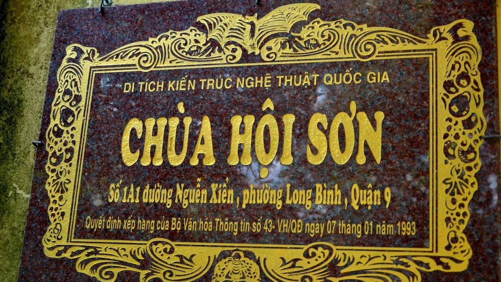 Chùa Hội Sơn đã được công nhận là một Di tích về kiến trúc nghệ thuật quốc gia năm 1993. (Ảnh: Sưu tầm internet)