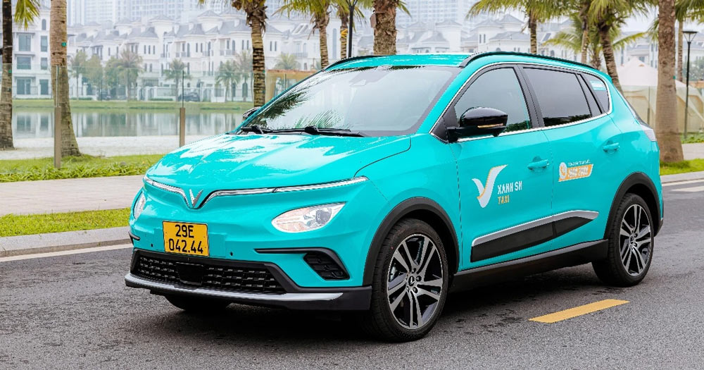 Dịch vụ Taxi Xanh SM di chuyển nội khu và các điểm lân cận. (Ảnh: Xanh SM)