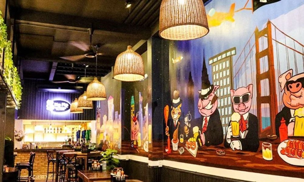 Ghé thăm Big Pig BBQ & Beer sau chuyến đi dài (Ảnh: Sưu tầm internet)