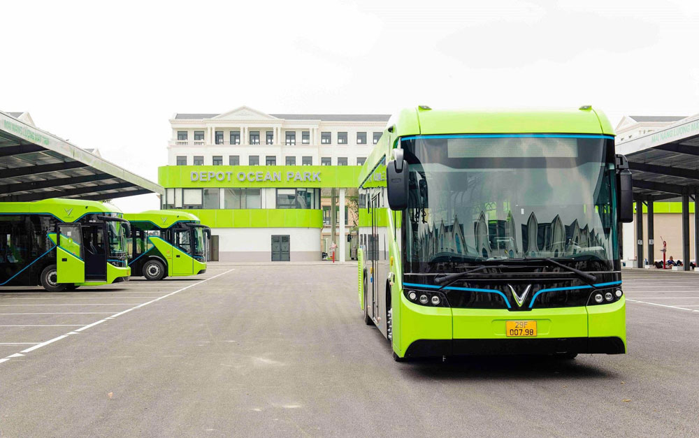 Người dân từ các khu trung tâm có thể dễ dàng đón bus Vinhomes Ocean Park. (Ảnh: Sưu tầm)