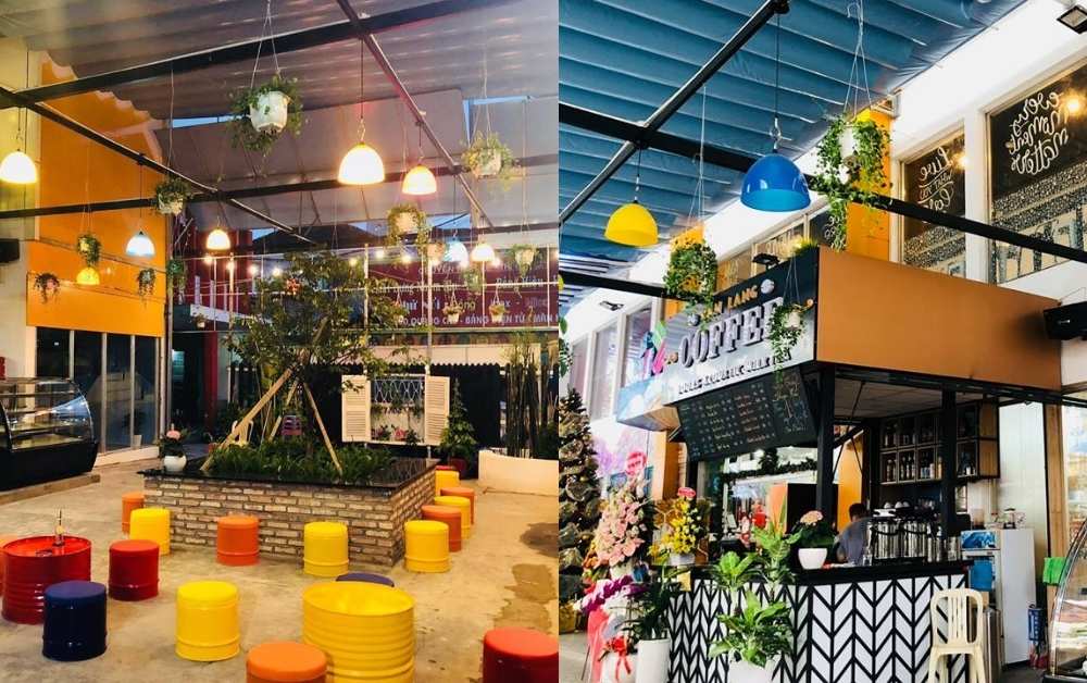 Khu cafe sách thoáng đãng thích hợp ngồi cùng gia đình, bạn bè 