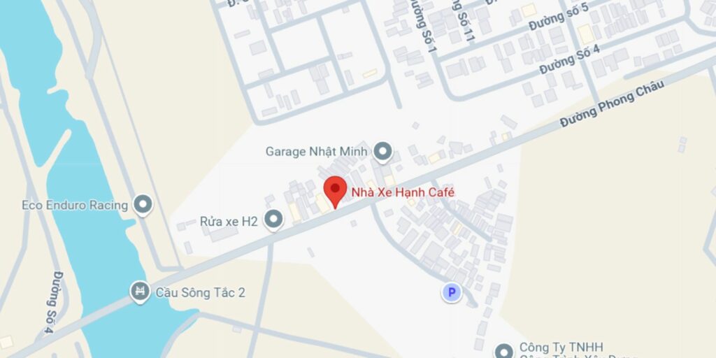 Văn phòng nhà xe Hạnh Café tại Nha Trang trên bản đồ. 