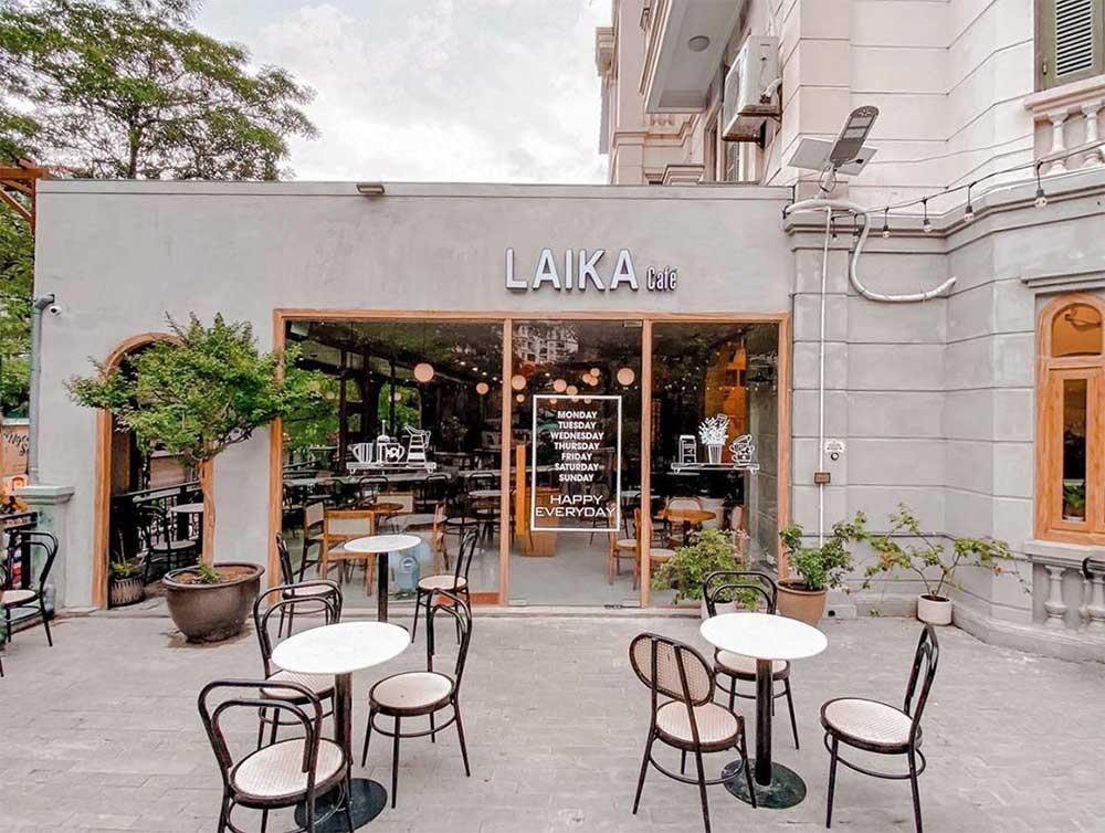 Laika Coffee là địa điểm sống ảo quen thuộc của giới trẻ. 