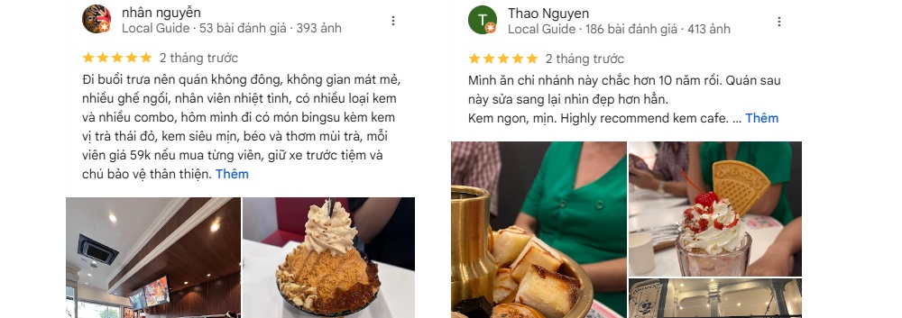 Khách hàng ấn tượng với chất lượng và dịch vụ tại Swensen’s (Ảnh: sưu tầm Internet)