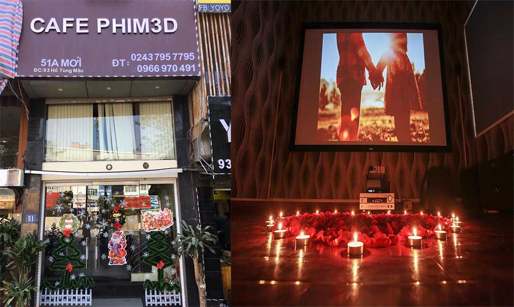 Cafe film lãng mạn cho những buổi hẹn hò. 