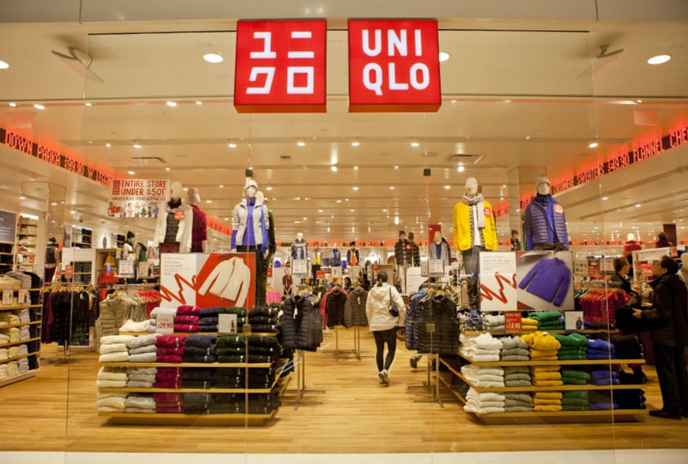 Không gian bày trí khoa học của cửa hàng Uniqlo tại Gigamall (Ảnh: Sưu tầm Internet)