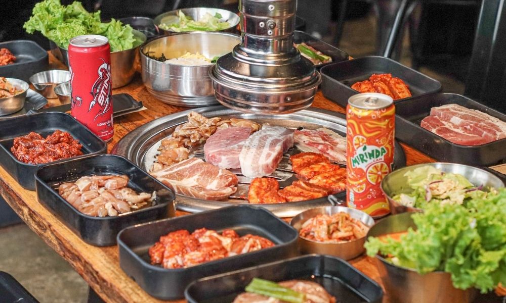 Meat & Meet BBQ là quán buffet nướng Hàn Quốc bình dân được nhiều người yêu thích