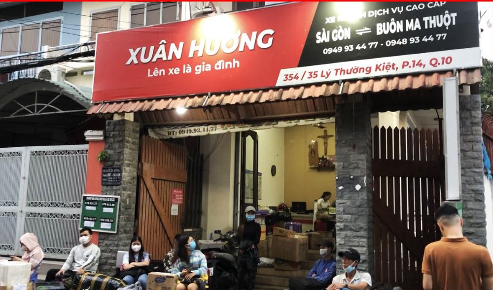 Địa chỉ nhà xe Xuân Hương tại TP. Hồ Chí Minh 
