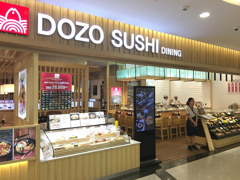 Dozo Sushi Lotte Tây Hồ - điểm dừng chân lý tưởng cho các tín đồ Sushi. (Ảnh: Sưu tầm Internet)