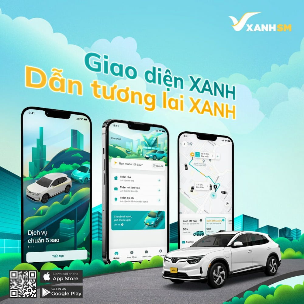 Tải Xanh SM để góp phần bảo vệ môi trường thêm xanh. (Ảnh: Xanh SM)