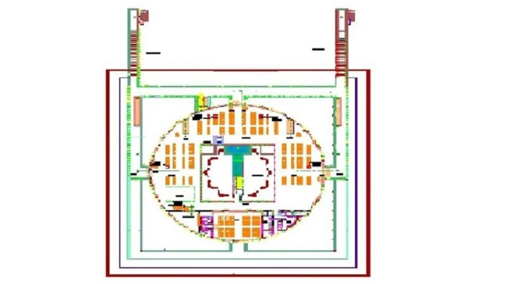 Sơ đồ tầng 2 của sân bay Quy Nhơn (Ảnh: Sưu tầm Internet)