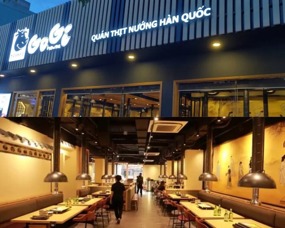 Quán GoGi House Quy Nhơn với không gian sang chảnh (Ảnh: Sưu tầm internet)