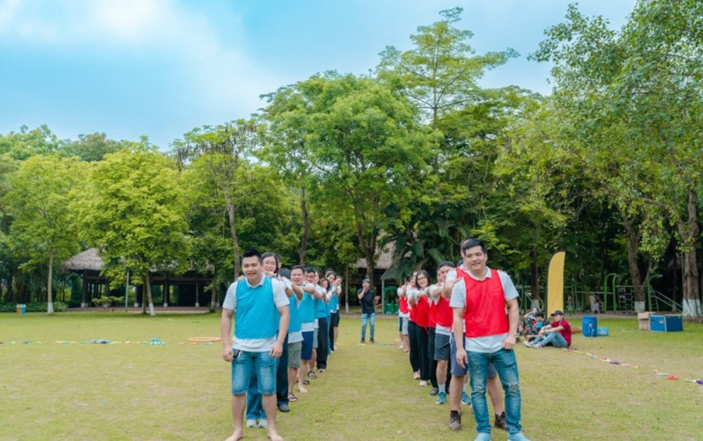 Công viên Thống Nhất có không gian thích hợp tổ chức teambuilding (Ảnh: sưu tầm Internet)