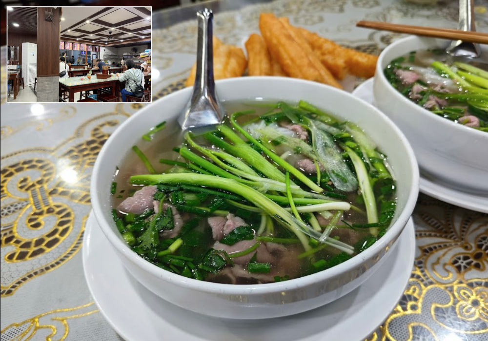 Thưởng thức phở ngon trong không gian sang trọng tại Phở Bò Định 3