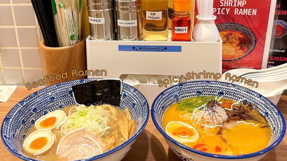 Ramen tại Ittou Ramen đậm đà với nước dùng mang vị ngọt tự nhiên.