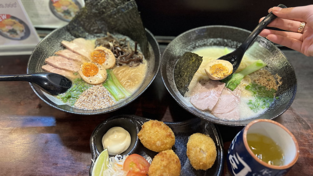 Daiichi Ramen rất phong phú với các loại ramen.