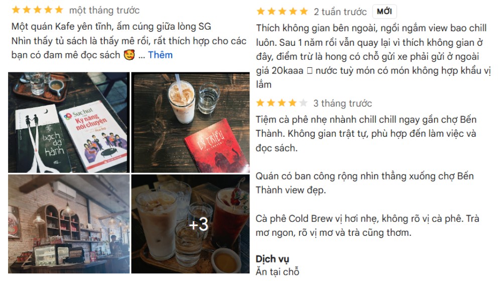 Một số đánh giá tích cực từ khách hàng từng ghé thưởng thức tại Soo Kafe Bến Thành