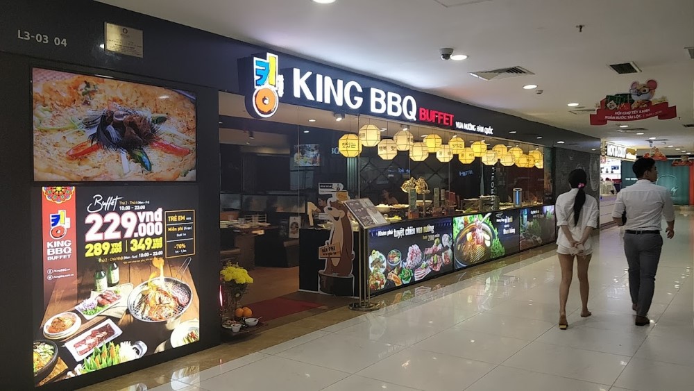 Bạn có thể thưởng thức King BBQ sau khi mua sắm tại Vincom Thủ Đức