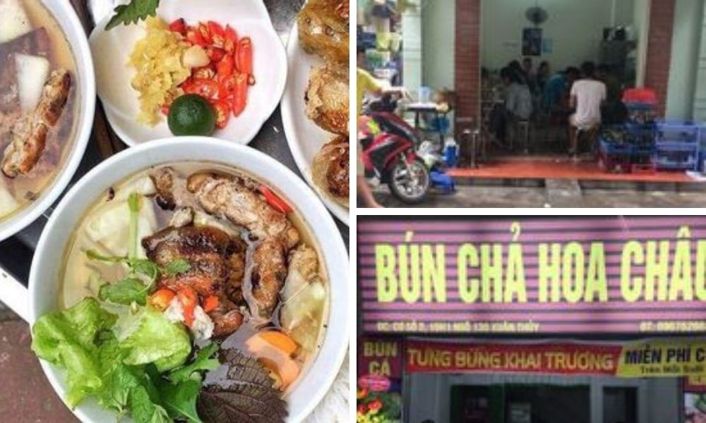 Làm việc tại Cầu Giấy nhất định sẽ biết quán bún chả Hoa Châu