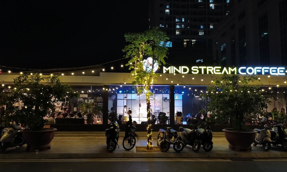 Mind Stream Coffee là quán cafe phù hợp với những người yêu thích sự tĩnh lặng. 