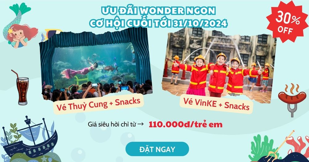 Theo dõi trang thông tin của thuỷ cung để cập nhật những ưu đãi theo mỗi dịp