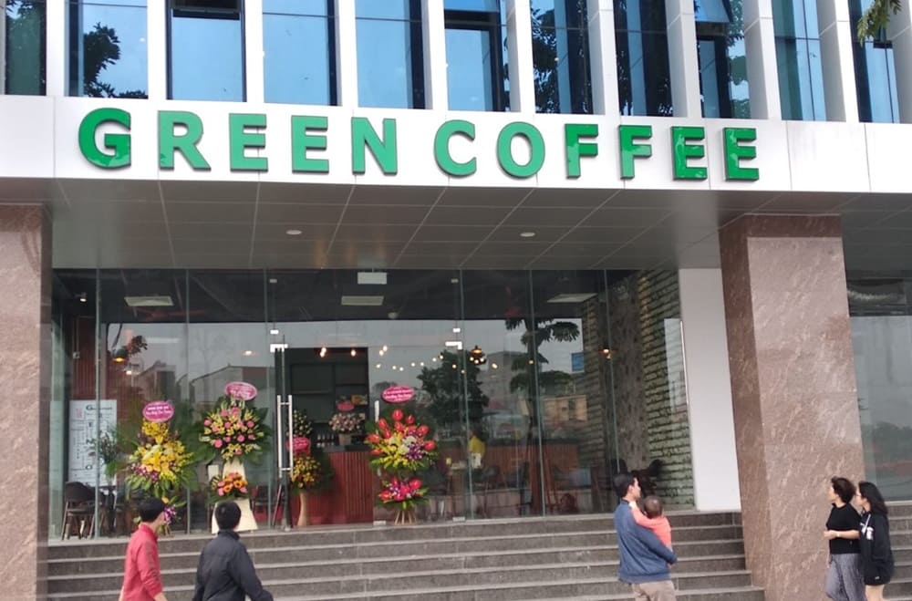 Green Coffee có không gian hiện đại nhưng vẫn rất gần gũi với nhiều người