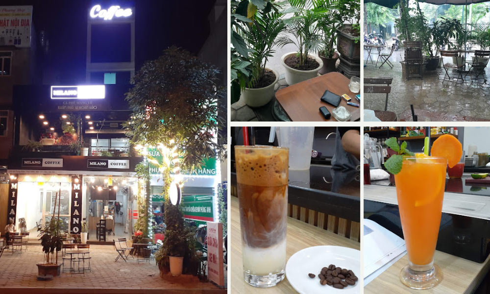 Milano Coffee - Quán cafe Hồ Tùng Mậu giá cả bình dân 