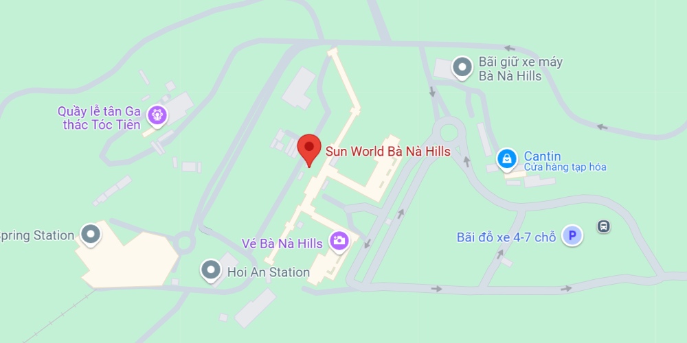 Bà Nà Hills là địa điểm tham quan được nhiều du khách thích thú (Ảnh: Google maps)