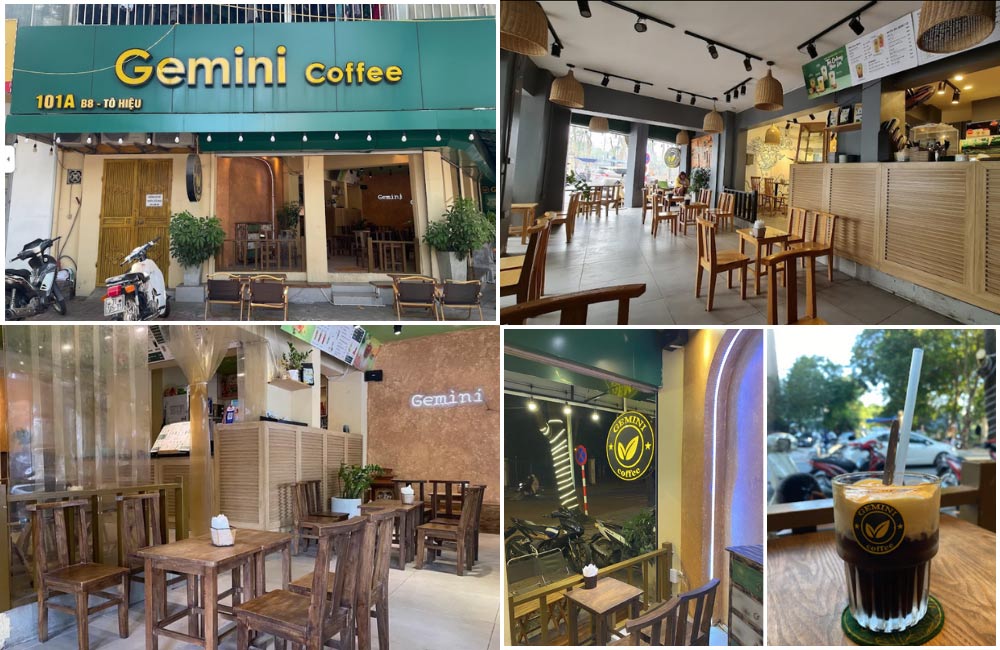 Gemini Coffee không gian xanh mát, cafe ngon chuẩn vị (Ảnh: Sưu tầm Internet)