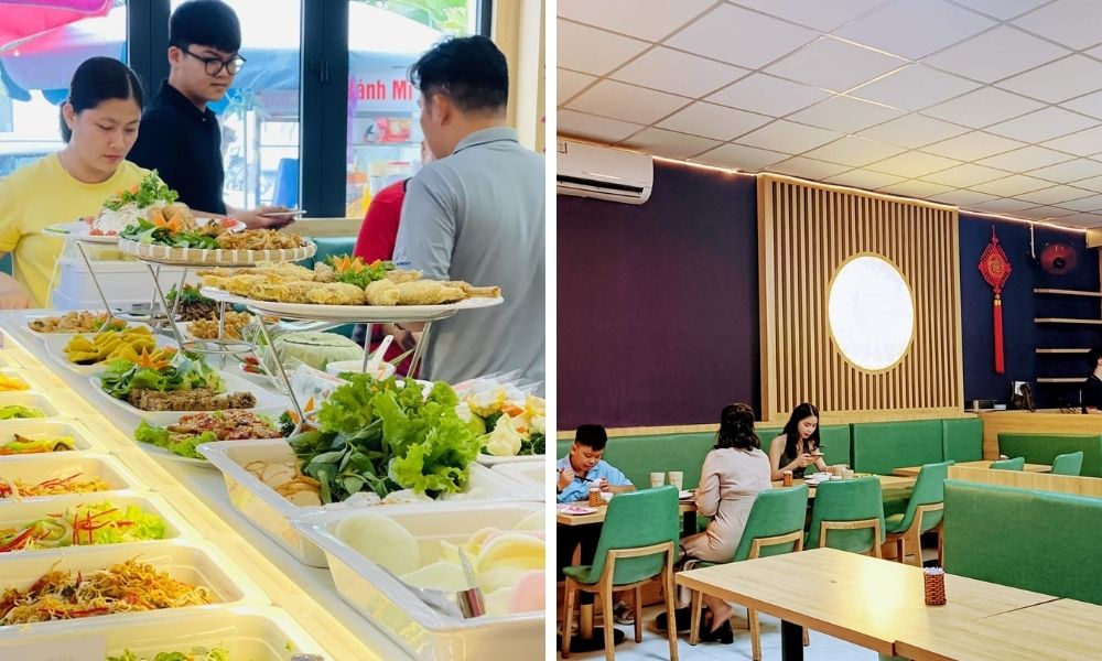 Buffet chay Quận 9 Thong Dong là nơi thích hợp để thưởng thức món ngon thanh tịnh