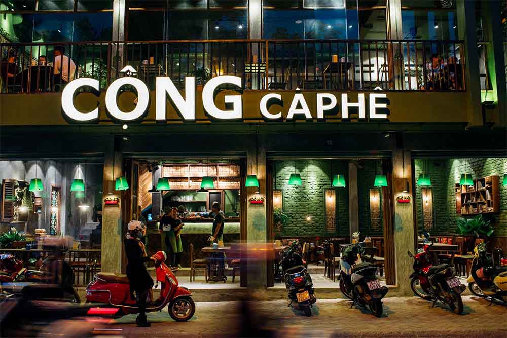 Cộng cafe mang vẻ đẹp của sự hoài cổ