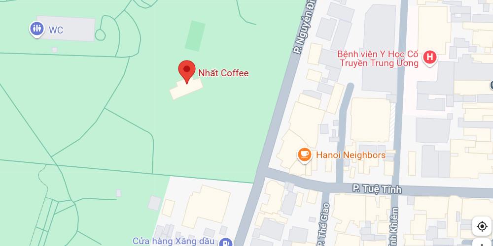 Nhất Coffe tọa lạc trên Phố Nguyễn Đình Chiểu, Hà Nội (Ảnh: Google maps)