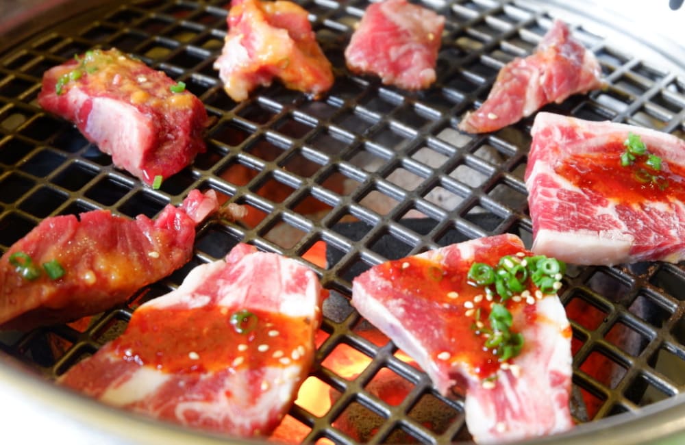 Đa dạng các món nướng tại quán Sumo Yakiniku Trung Hòa 