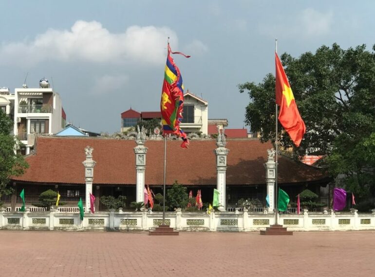 Đình làng Thanh Am nằm tại quận Long Biên, Hà Nội