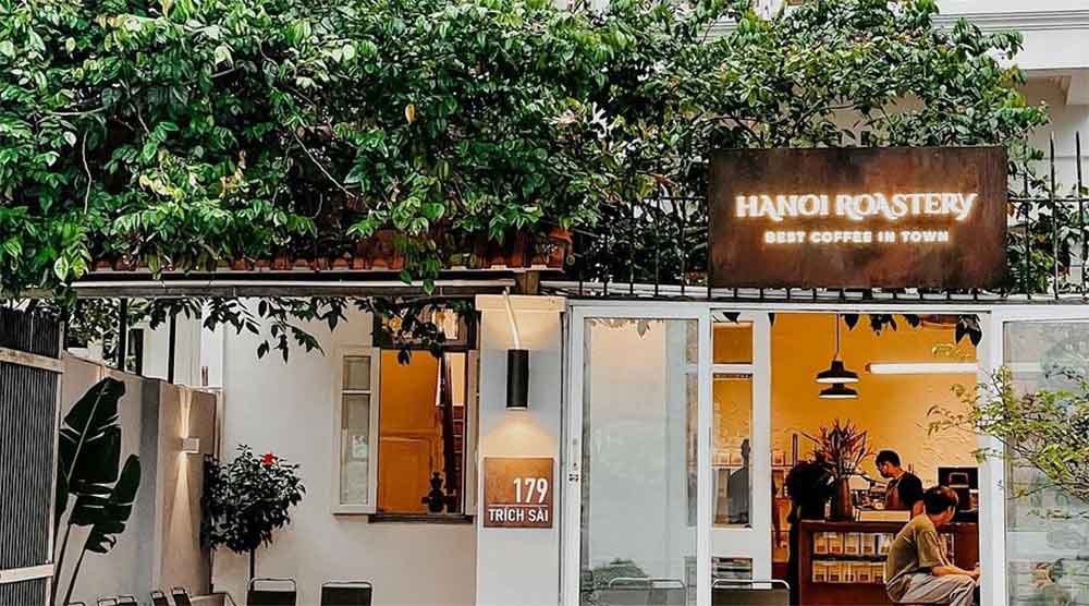 Hanoi Roastery là quán thiết kế kết hợp cả hiện đại và truyền thống