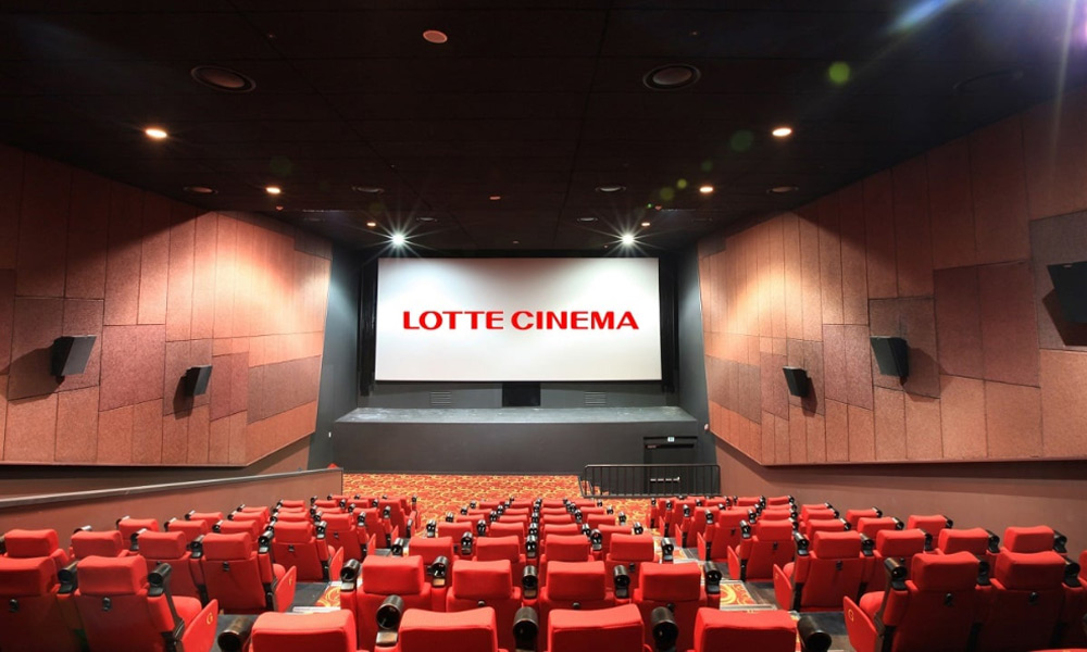 Không gian rạp chiếu rộng rãi tại Lotte Cinema Thăng Long