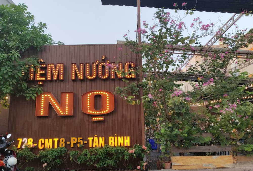 Menu quán nướng đa dạng từ với các món từ heo, bò, gà