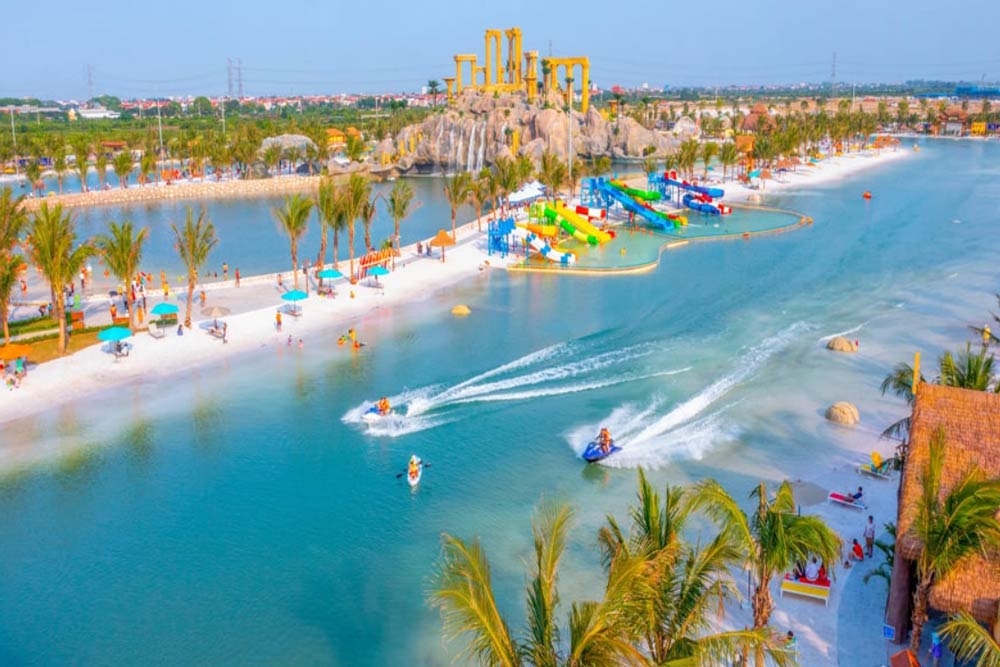 Công viên nước VinWonders Water Park với nhiều phân khu giải trí (Ảnh: Sưu tầm Internet)