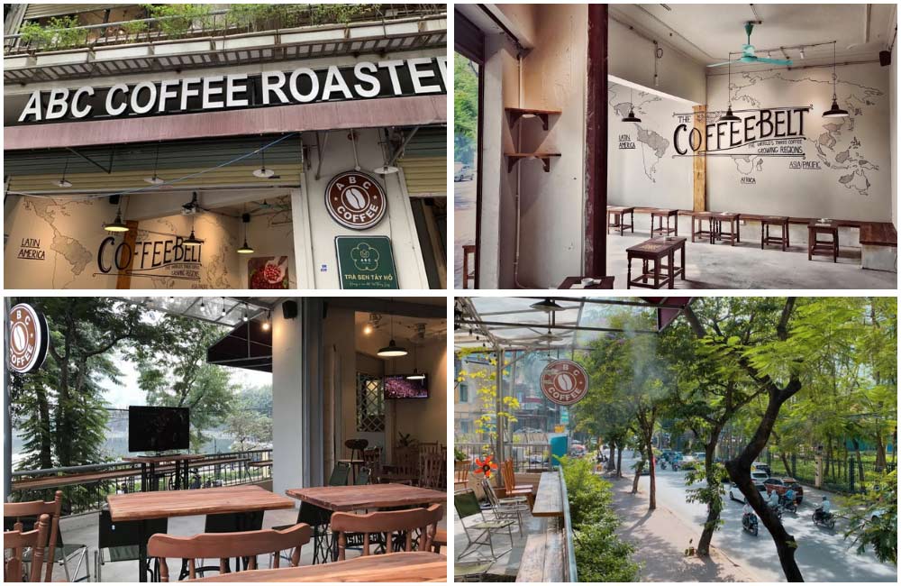 ABC Coffee Roasters view đẹp, không gian mát mẻ (Ảnh: Sưu tầm Internet)