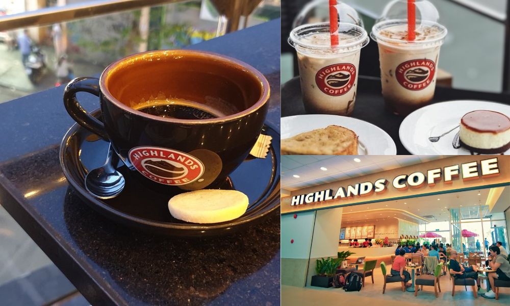 Highlands Coffee tại Lotte Tây Hồ.