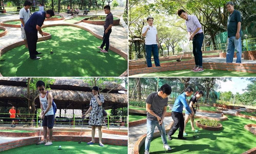 Sân golf mini độc đáo tại BCR