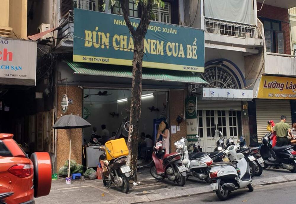 Bún chả Ngọc Xuân mang hương vị bún chả truyền thống Hà Nội. (Ảnh: Sưu tầm Internet)