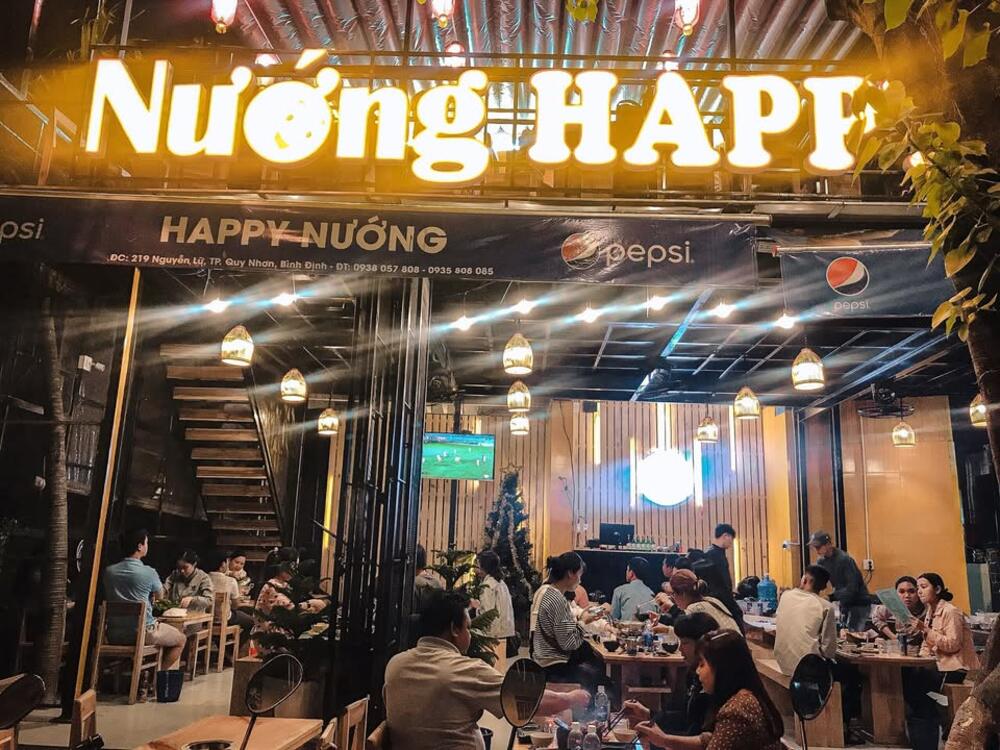 Quán lẩu & nướng Happy (Ảnh: Sưu tầm internet)