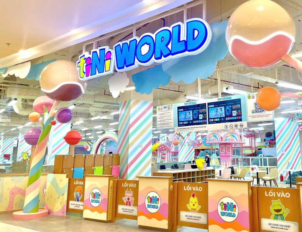 TiniWorld là một chuỗi trung tâm giáo dục, giải trí dành cho trẻ em từ 0 đến 12 tuổi 
