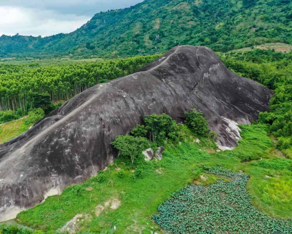 Núi Đá Voi Mẹ là một tảng đá granite nguyên khối khổng lồ