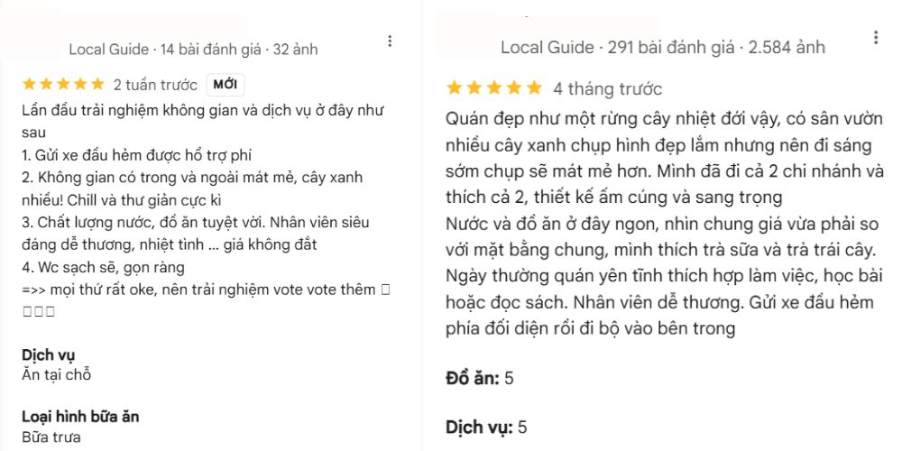 Beanthere Cafe và những phản hồi tích cực từ khách hàng