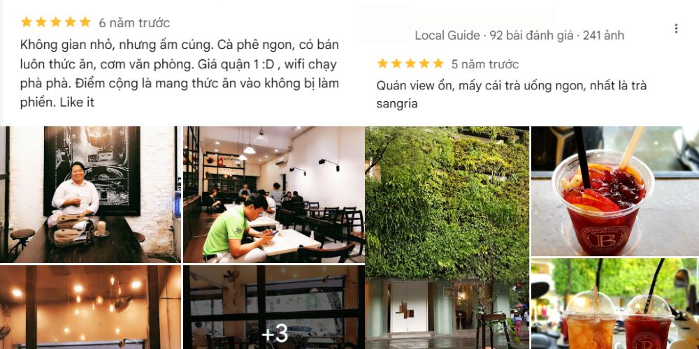 Ben Coffee House được yêu thích cả về không gian và menu